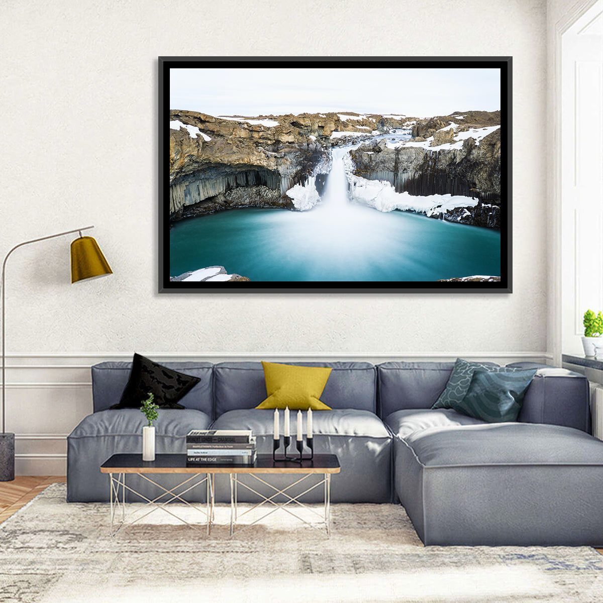 Aldeyjarfoss Basalt Waterfall Wall Art