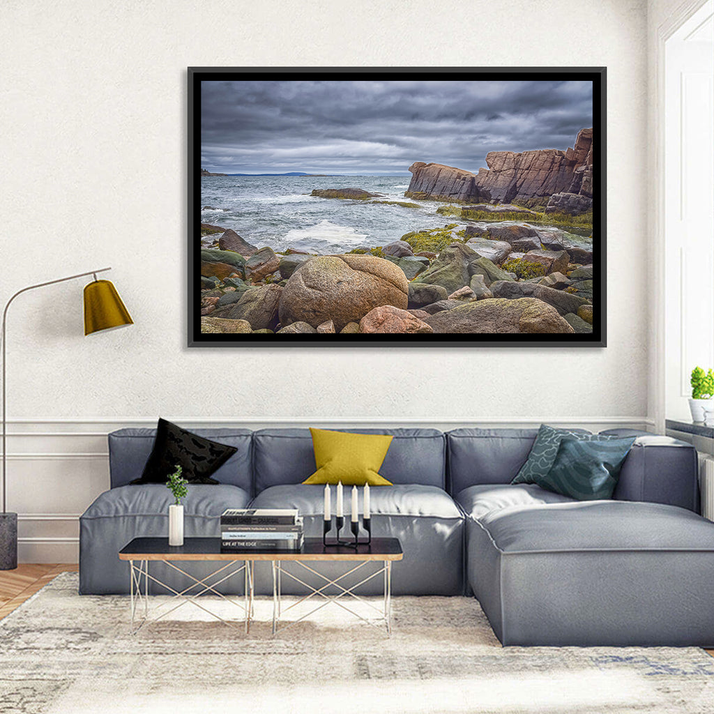 Bar Harbor Rocky Coastline Wall Art