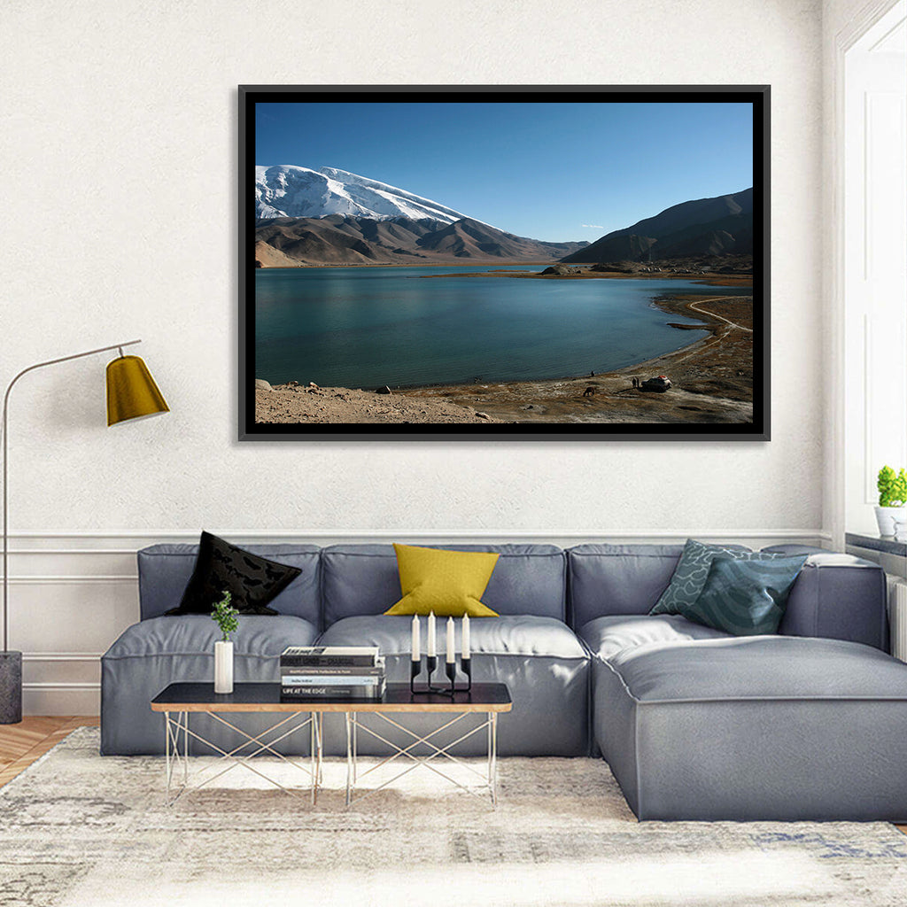 Muztahgata and Karakul Lake Wall Art