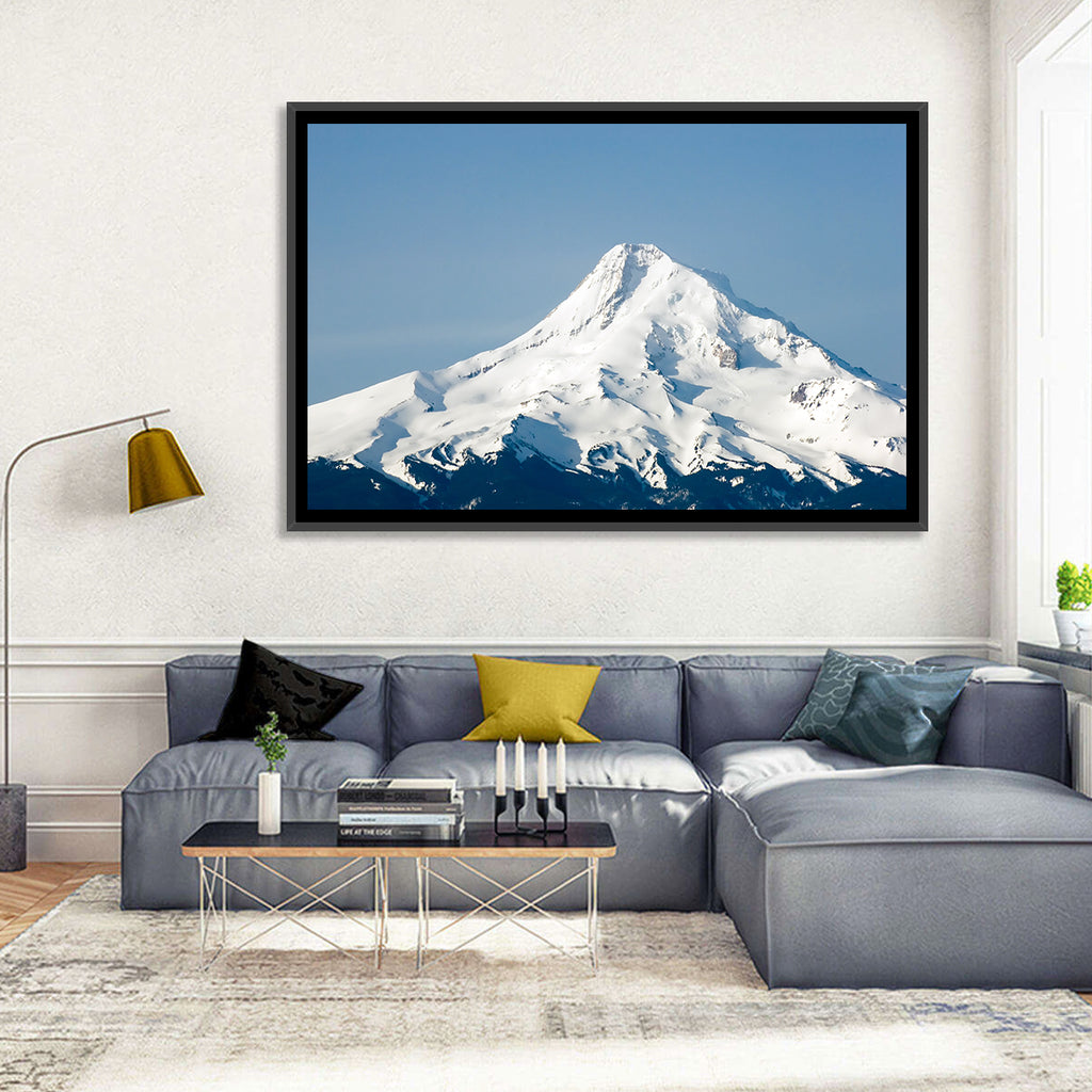Mount Hood Winter Peak Wall Art