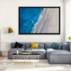 Myrtos Beach Aerial View Wall Art