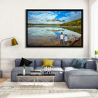 Pyramid Lake Reflection Wall Art