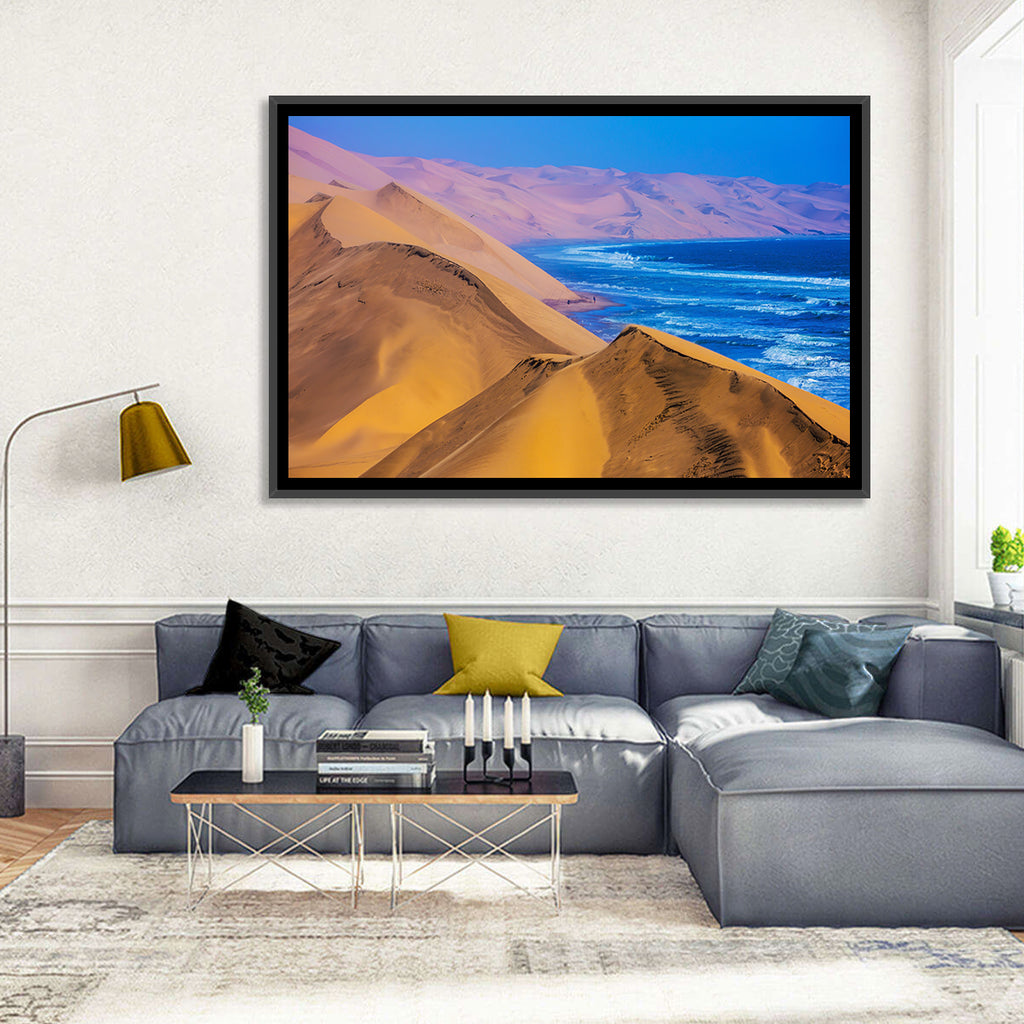 Sandwich Harbour Dunes Meet the Atlantic Wall Art