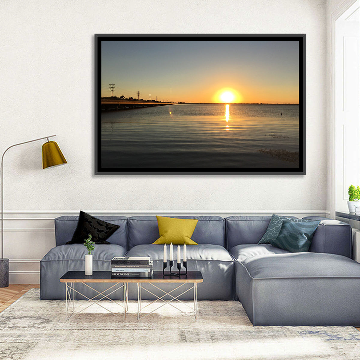Lake Ray Hubbard Sunset Reflection Wall Art