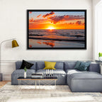 Sunset Over the Baltic Wall Art