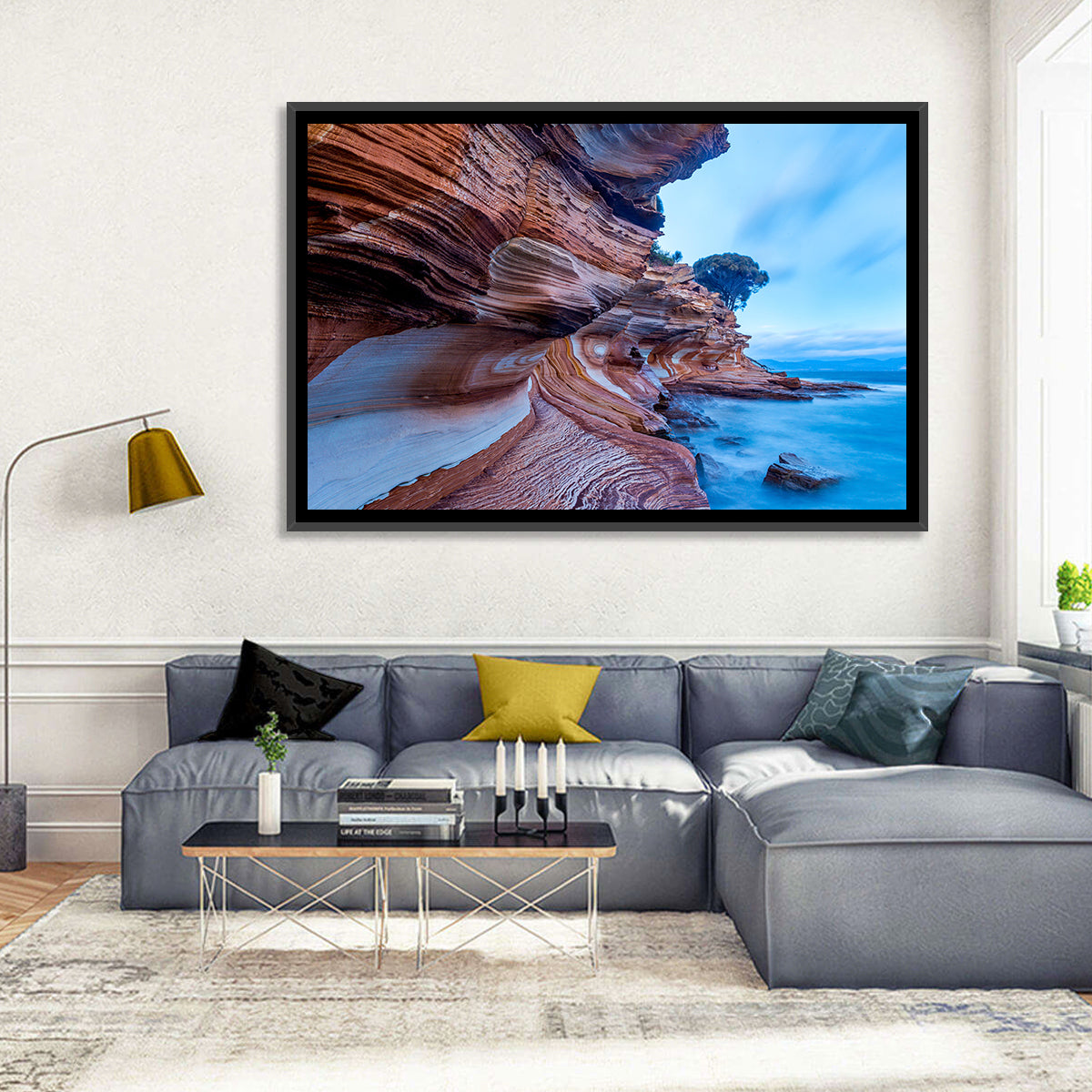 Painted Cliffs, Maria Island Wall Art