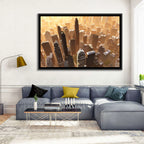 Arizona Skyscrapers at Golden Hour Wall Art
