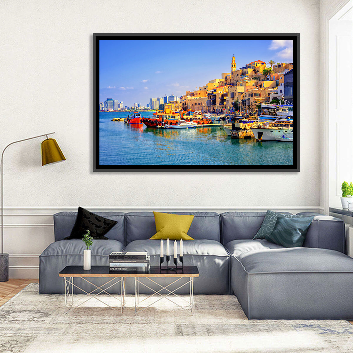 Old Jaffa Harbor Wall Art