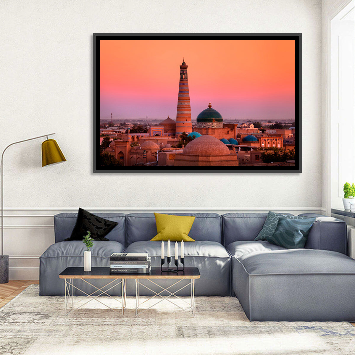 Islam Khoja Minaret, Khiva Wall Art in a room, landscape