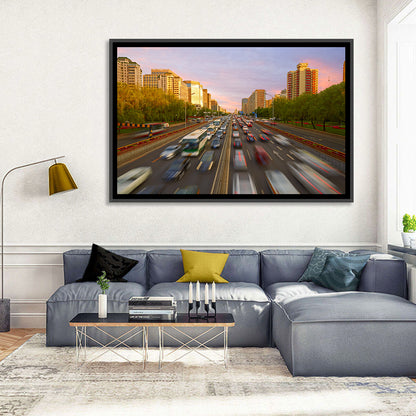 Beijing Traffic Wall Art