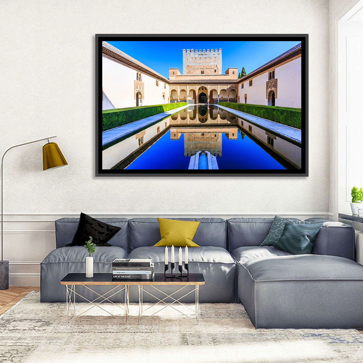 Court of the Myrtles, Alhambra Granada Wall Art