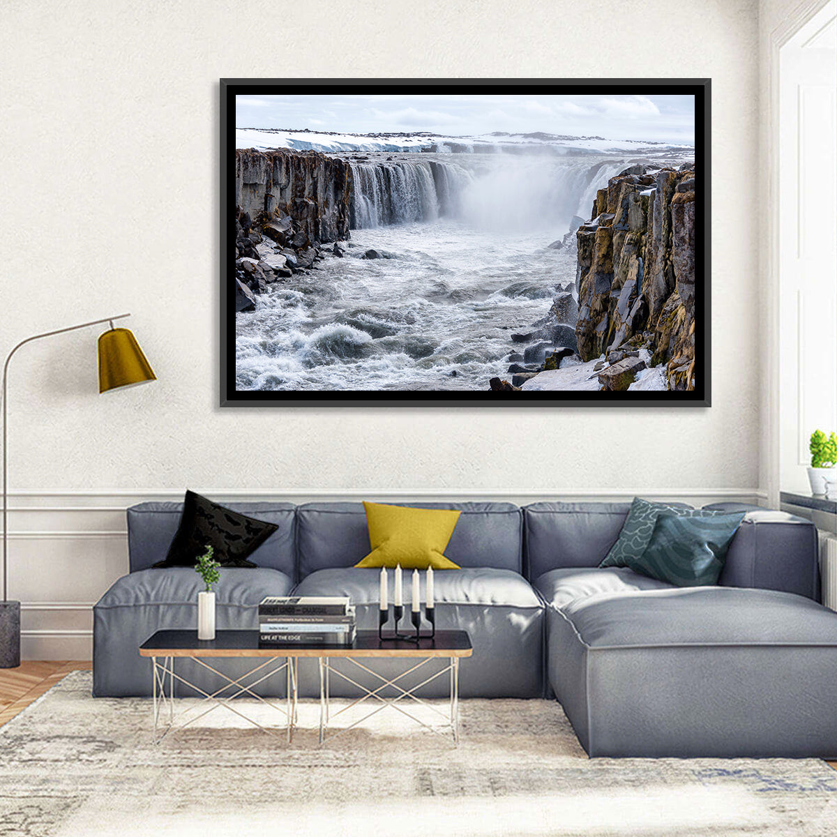 Selfoss Waterfall Wall Art