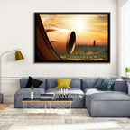 Kuwait City at Golden Hour Wall Art