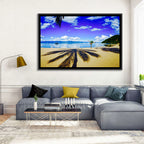 Lake Malawi Palm Shadow Wall Art