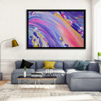Sliding Hill Brushstrokes Wall Art