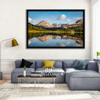 Island Lake Reflection, Montana Wall Art