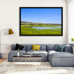 Uchali Lake Algae Reflection Wall Art