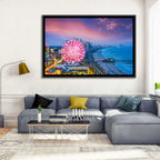Myrtle Beach Skywheel at Twilight Wall Art