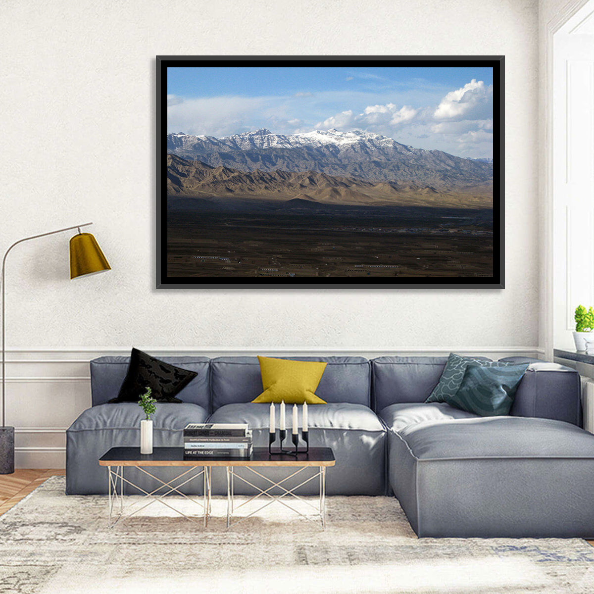 Snow-capped Afghan Mountains Wall Art