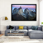 Los Cuernos Peak Valley, Torres Del Paine Wall Art