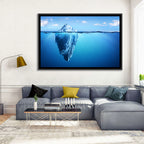 Split-level Iceberg Wall Art