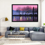 Lake Geneva Twilight Wall Art