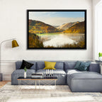 Bright Green Tailings Lake Wall Art