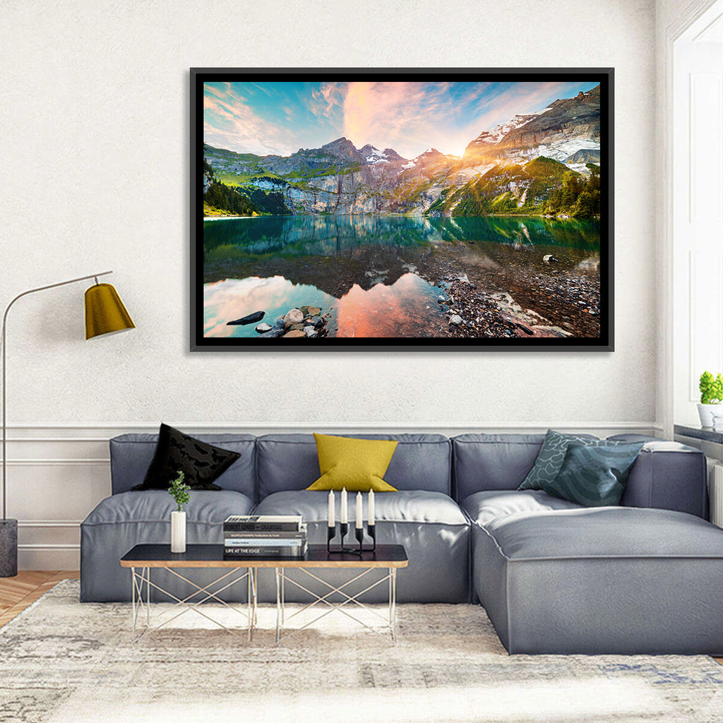 Oeschinensee Reflection Wall Art