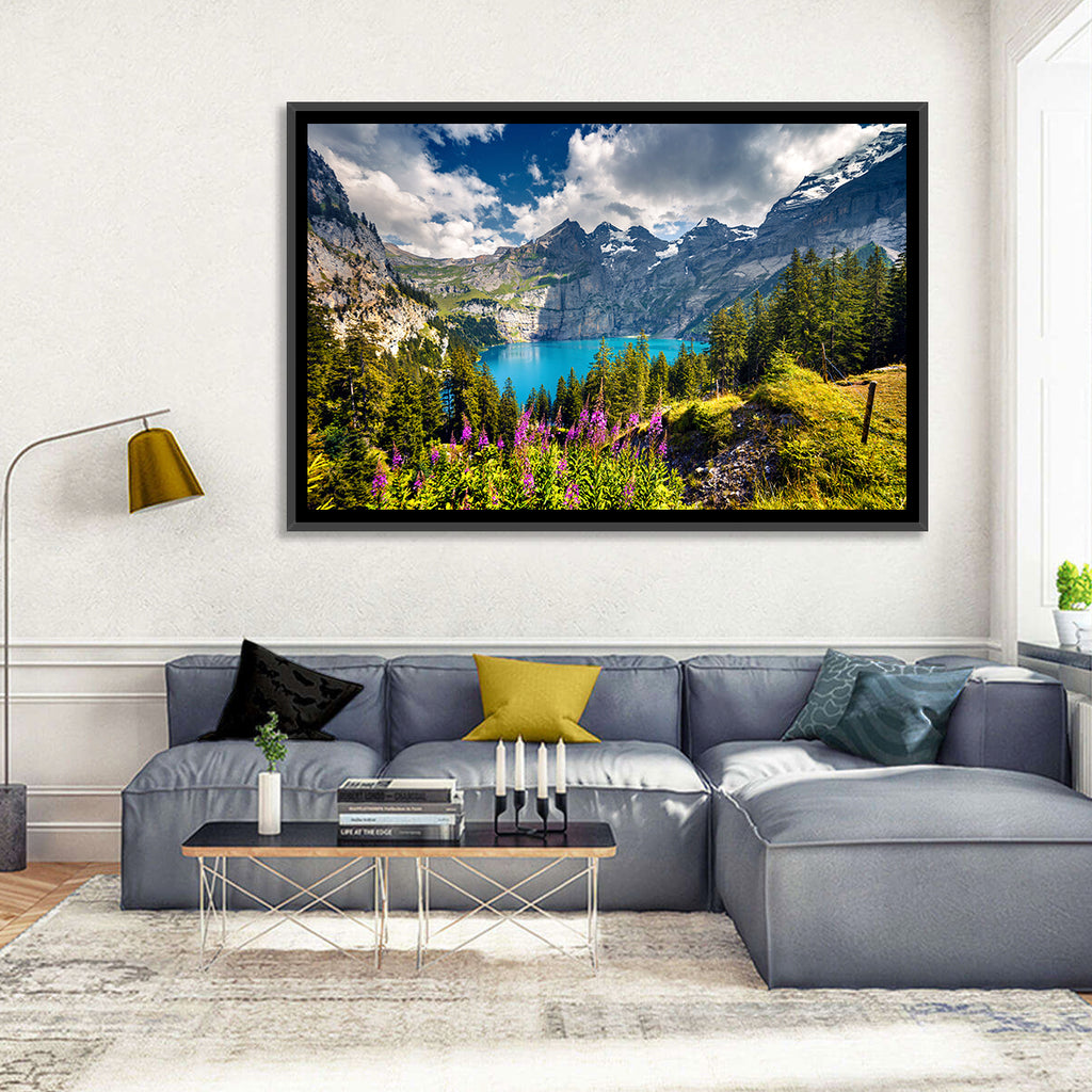 Oeschinensee Summer Landscape Wall Art
