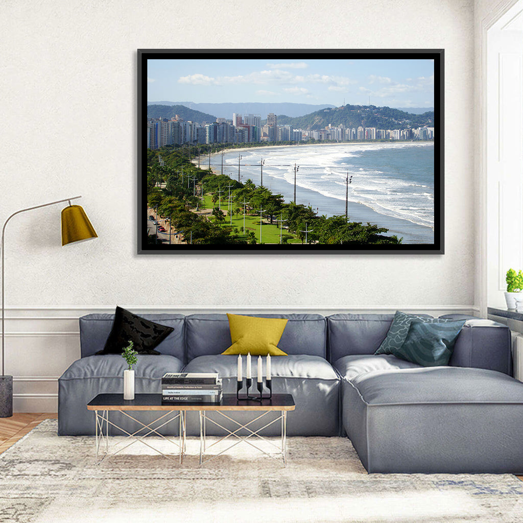 Santos Beach Promenade Wall Art