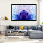 Mirrored Ink Splotch Abstract Wall Art