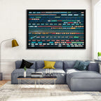 Aerial Freight Train Lines Wall Art