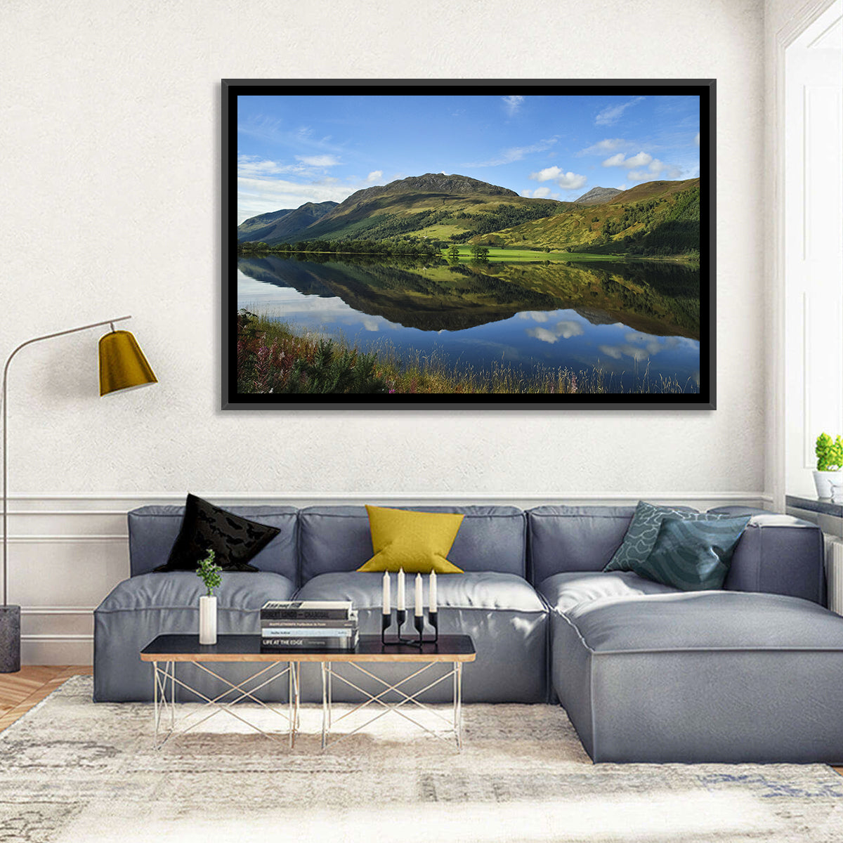 Irish Lake Reflection Wall Art