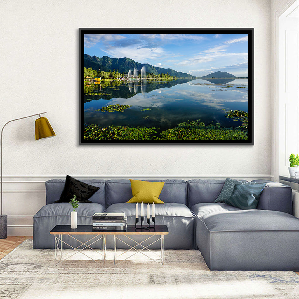 Dal Lake Reflections, Srinagar Wall Art