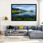 Dal Lake Reflections, Srinagar Wall Art