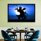 Moonlit Pow Wow Dancer Wall Art