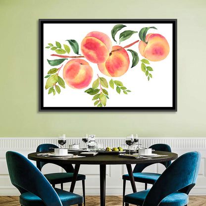 Peaches Branch Wall Art