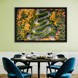 Winding Forest Road Wall Art