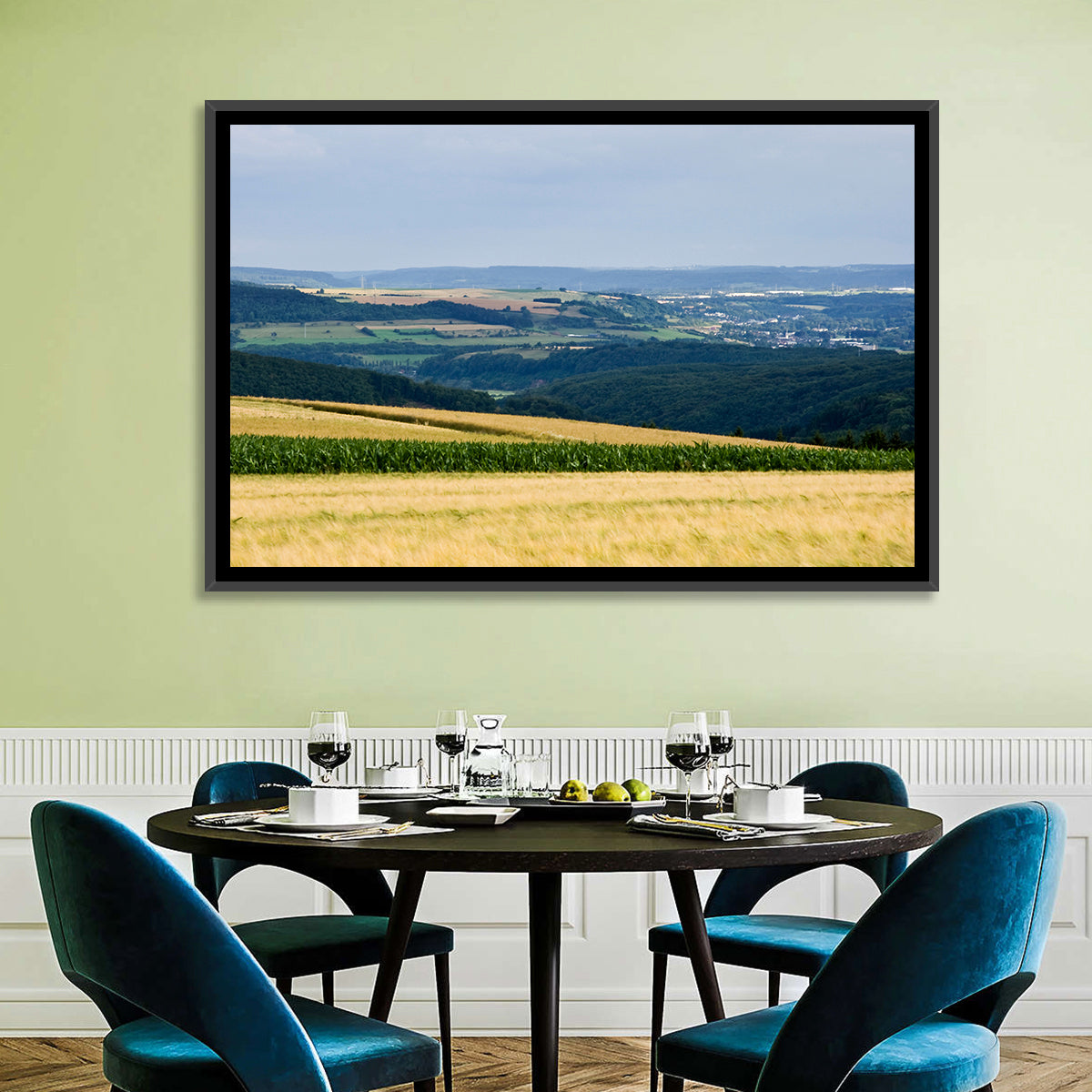Village Grainfields Wall Art
