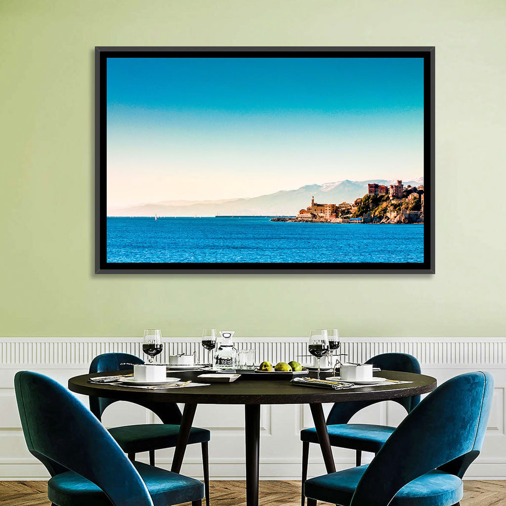 Genoa Coastal Seascape Wall Art