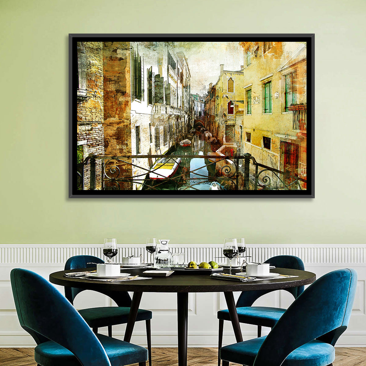 Venice Canal View Wall Art