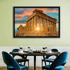 Parthenon at Sunset Wall Art