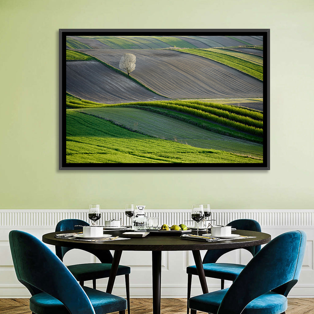Springtime Polish Fields Wall Art