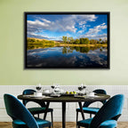 Boise River Rainbow Reflection Wall Art
