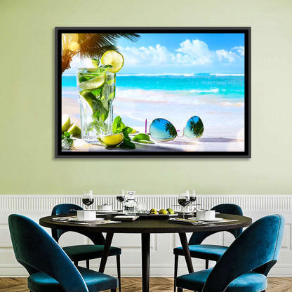 Tropical Beach Bar Wall Art