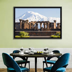 Zvartnots Cathedral and Mount Ararat Wall Art