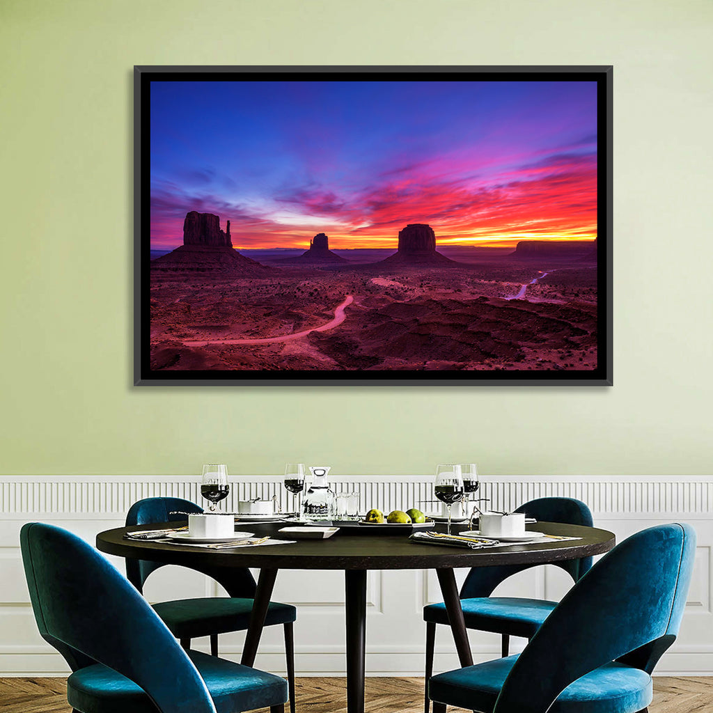 Monument Valley Arizona Sunset Wall Art