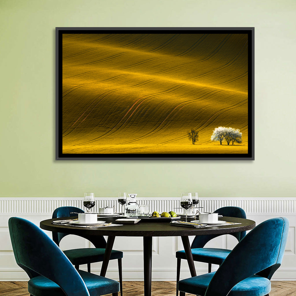 Golden Hour Rapeseed Field Wall Art