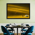 Golden Hour Rapeseed Field Wall Art