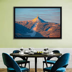 Ještěd Summit at Golden Hour Wall Art
